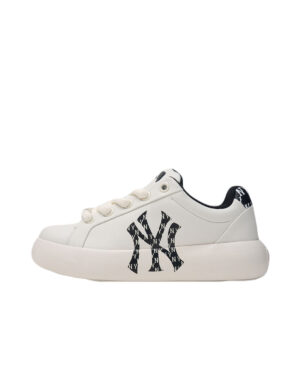 MLB_ Chunky Classic New York Yankees Shoes NY Sneakers White/Black