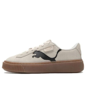 PUMA_Suede Platform Shoes 'Beige Brown